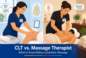 Certified Lymphedema Therapist vs. Massage Therapist: What to Know Before Your Lymphatic Massage in NJ